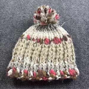 PRANA Women’s Chunky Knit Beanie Pom Pom Winter Hat One Size Fits Most